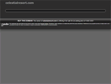 Tablet Screenshot of celestialresort.com